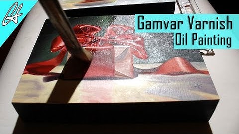 How to varnish an oil painting with Gamvar