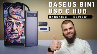 Baseus 9 in 1 USB-C Hub Docking Station | Unboxing I Review I 2 HDMI Dual Monitors 4K 120Hz Joystar
