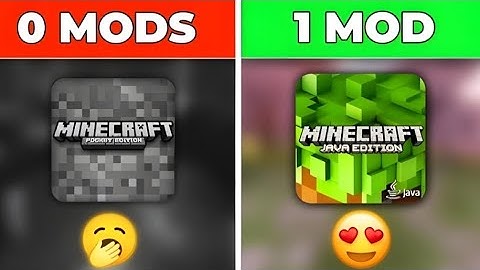 Convert Minecraft Pocket edition into Java edition with only 1🔥Mod