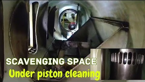 Scavenging space under PISTON CLEANING || C-mann