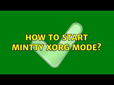 فيديو: كيف أبدأ Mintty؟