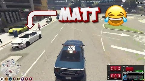 MATT His A CRAZY VCB On The COPS | NoPixel Mandem GTA RP