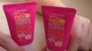 Лосьон для тела Etude House Hello Raspberry &amp; Cranberry Body - Видео от ОБЗОРЫ КОРЕЙСКОЙ КОСМЕТИКИ