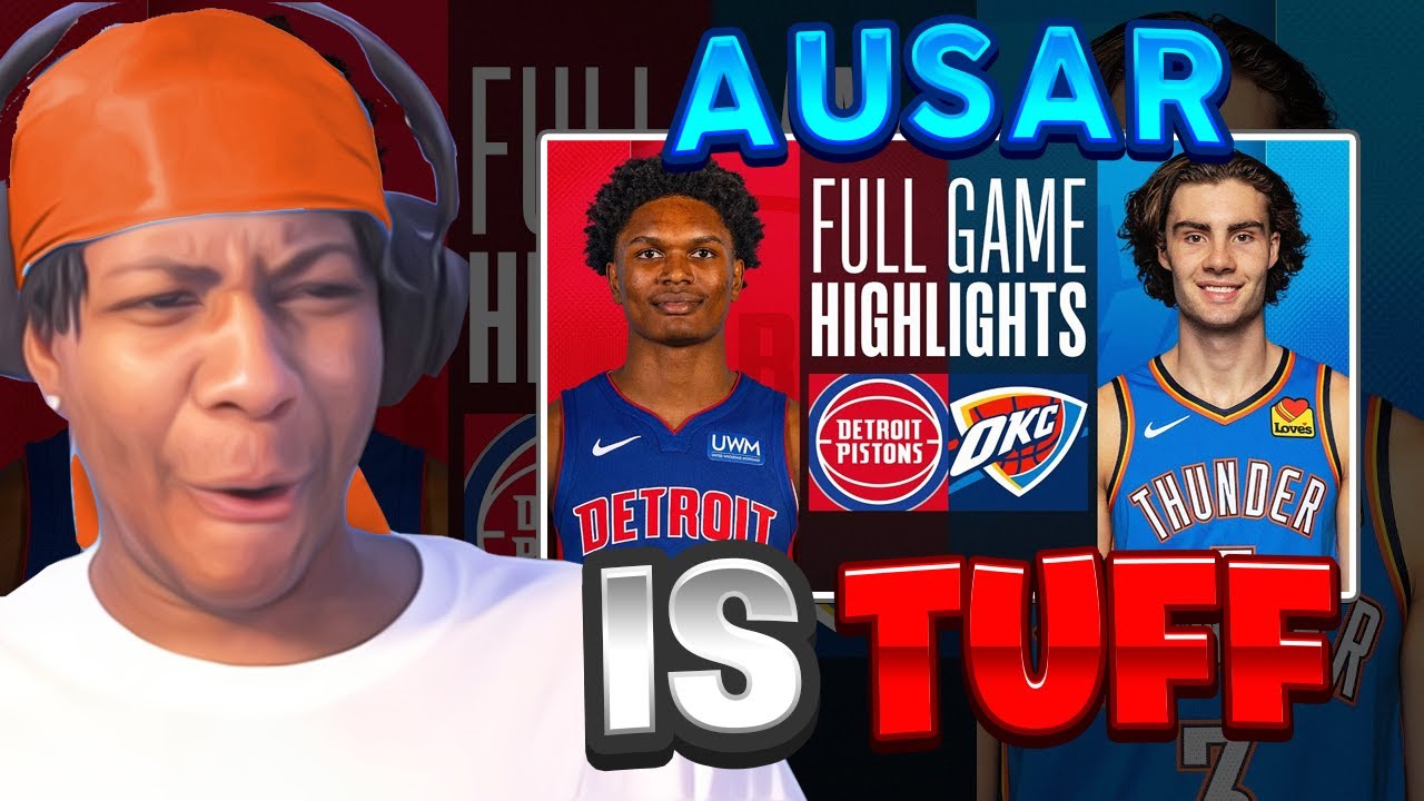 Lvgit Reacts To PISTONS at OKC THUNDER NBA PRESEASON FULL GAME