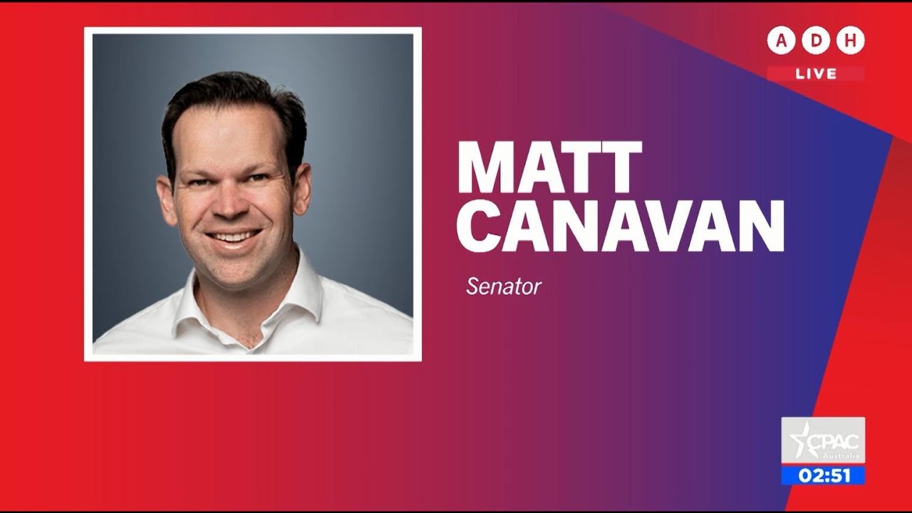 CPAC 2022 Senator Matt Canavan