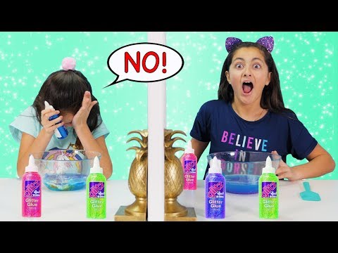 REAL vs PRANK Twin Telepathy Slime DUMP IT Challenge!!!!