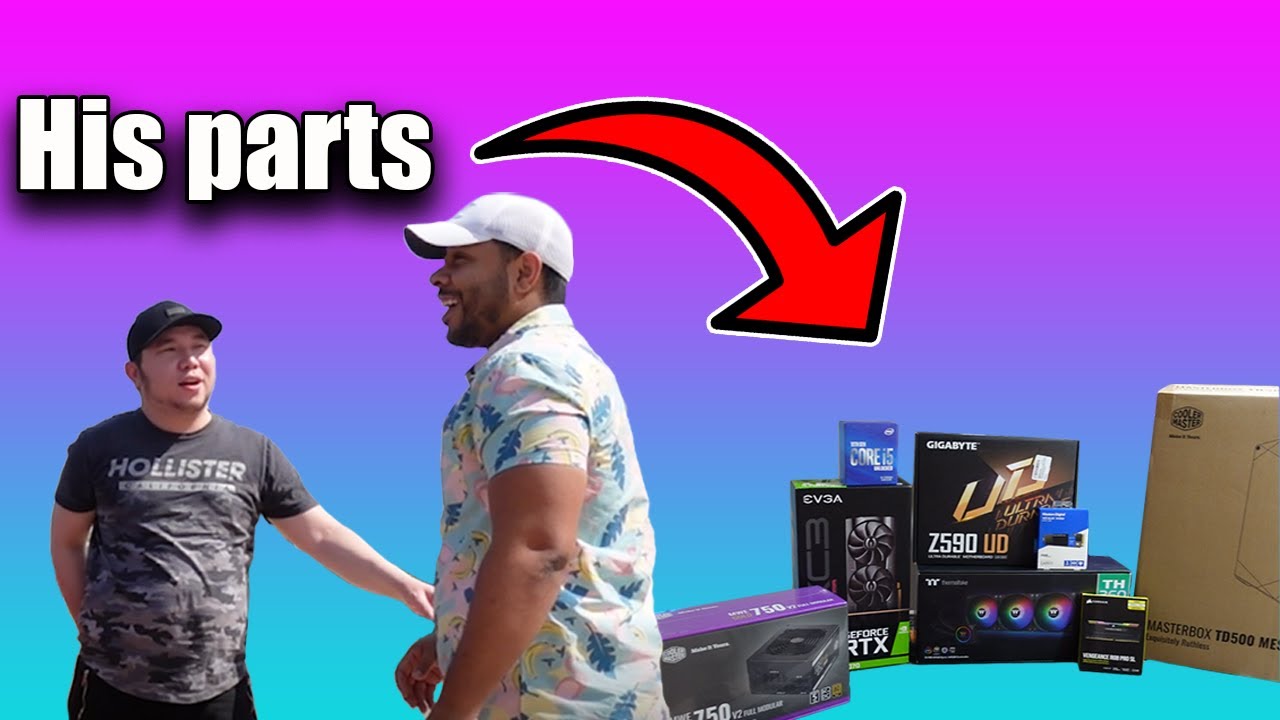 I Met up with a Subscriber and Built his PC for him | i5 10600K RTX ...