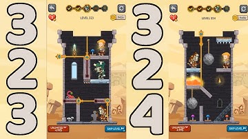 How to Loot - Pin Pull & Hero Rescue Level 323 & 324