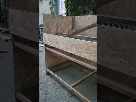 Как сделать гнездо с яйцеприемником для курей#яйца#курятник #куры #гнездодляеурей#сельскоехозяйство