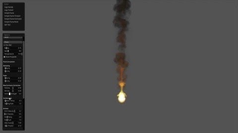 Nvidia Flow Simple Flame