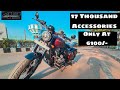 Jawa 42 Bobber Worth 17 Thousand Accessories Only at 6100₹