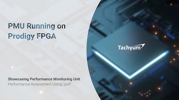 PMU Running on Prodigy FPGA