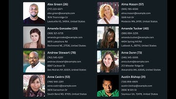 Random User API Fetch Tutorial - HTML, CSS, JavaScript