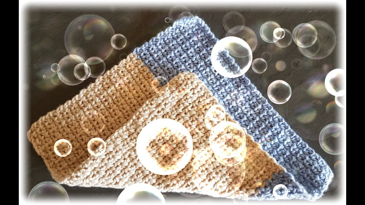 Spüllappen einfach, chic , gehäkelt