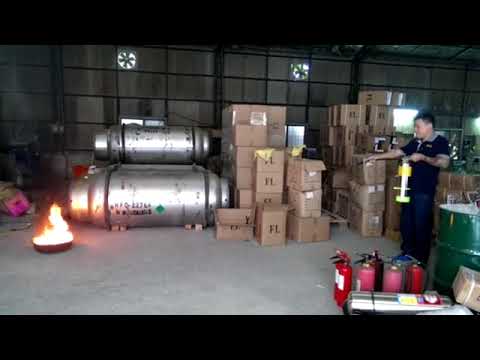 10型測試影片-HFC-227高效能潔淨氣體滅火器  HFC-227ea   環保滅火器，新型環保氣體滅火器,滅火器藥劑