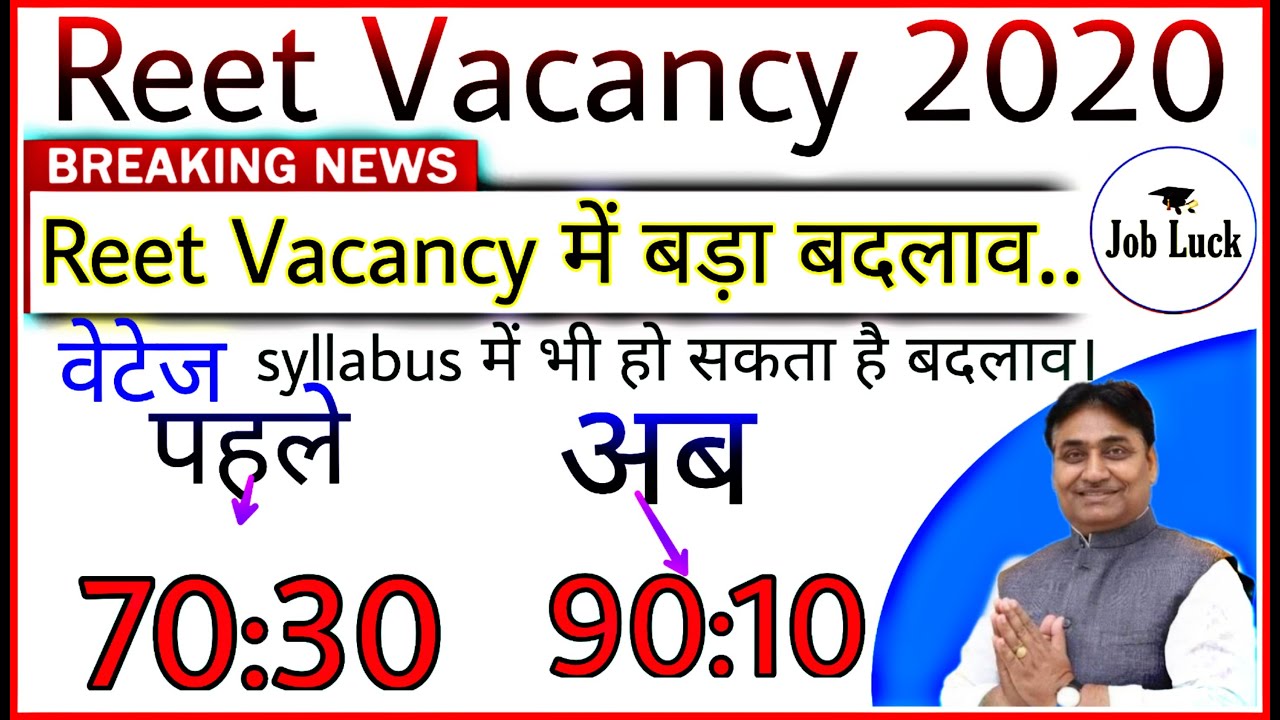 Reet weightage 2020 | reet exam date 2020 | reet syllabus 2020 | reet today news | reet 2020 | reet