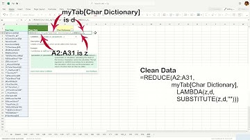 Remove Special Characters From Text String Using REDUCE - Excel Tips and Tricks