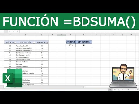 Función BDSUMA en