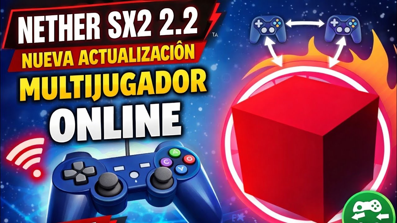 Cómo jugar el modo Multijugador online en Nether sx2 en su nueva versión 2.2 🔥