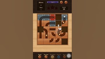 Roll the Ball slide puzzle Star E Pack Level 60 Solution