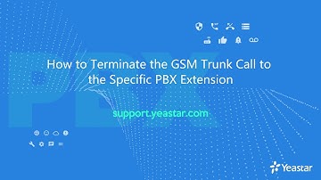 How to Terminate the TG GSM Trunk Call to the Specific PBX Extension