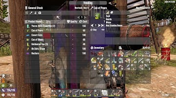 7 days to die How to buy stuff off Vending Machines