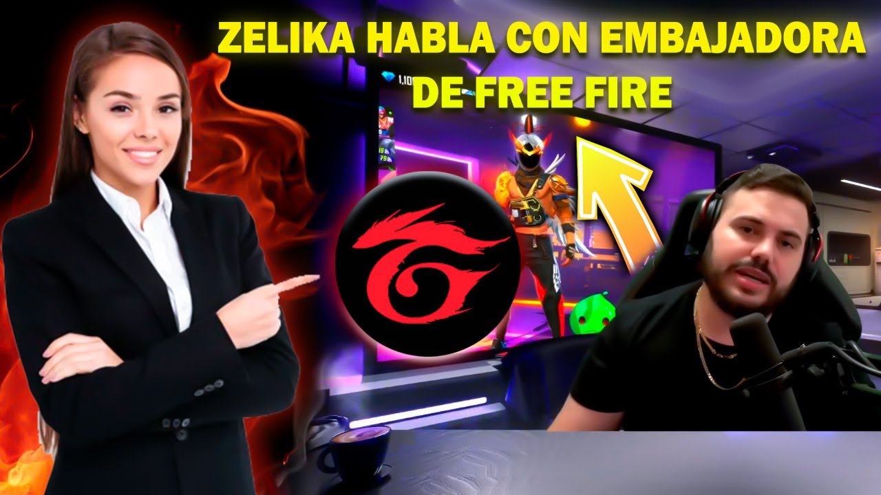 EMBAJADORA DE GARENA FREE FIRE HABLA CON ZELIKA 😱 SOBRE PROBLEMAS LATAM