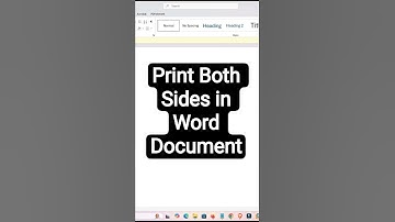 Set Up Two-Sided Printing in MS Word | Print Double-Sided in MS Word