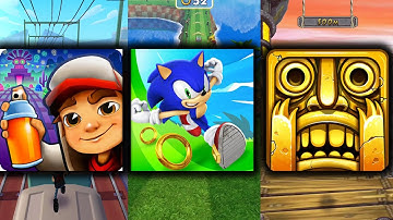 Subway Surfers Vs Sonic Dash  Vs Temple Run 2 Sky Summit
