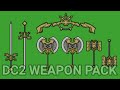 (dc2) weapon pack - gold weapon pack - dc2 weapon pack download link free