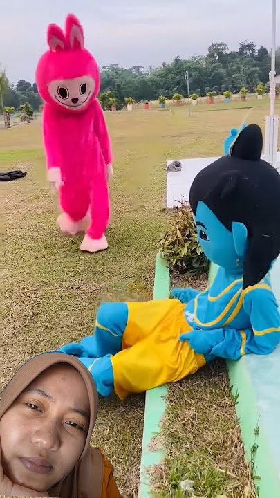 Labubu tersandung Krisna #labubu #trending #krishna #fyp #shortvideo #shorts #shortsfeed #krisna