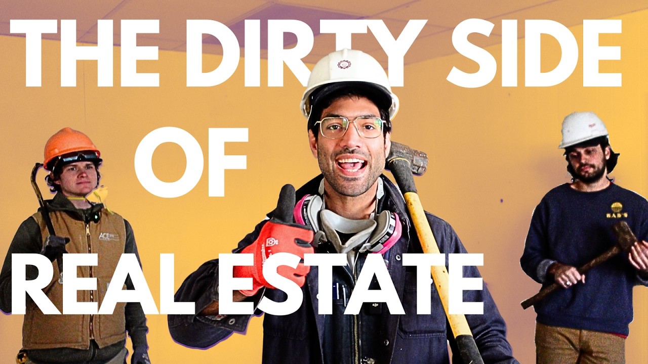 Selective Demolition Of A Mixed-Use Building - YouTube