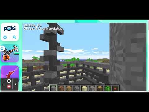 MINECRAFT CLASSIC NO POKI ENQUANTO MEU PAI TA FAZENDO O ALMOÇO