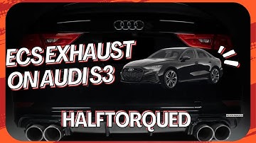 How to Install the ECS Catback Exhaust on an Audi S3!!