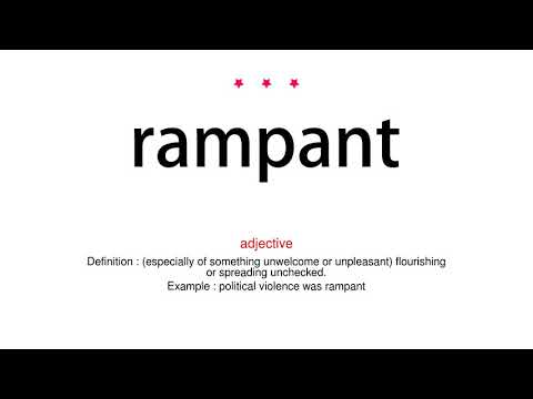Comstock Public Schools - Here's the SAT Word of the Week: RAMPANT. Many of  us will be familiar with the usage of this word in terms of the second  definition: profusely widespread.