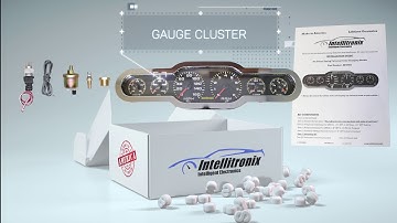 6 Gauge Analog Universal Color Changing Needle AP30002 from Intellitronix