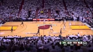 birdman put-back kevin harlan - heat bucks game 1