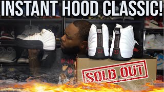 ALREADY SOLD OUT! HOOD CLASSIC! New Air Jordan 12 Red Taxi Sneaker Review!