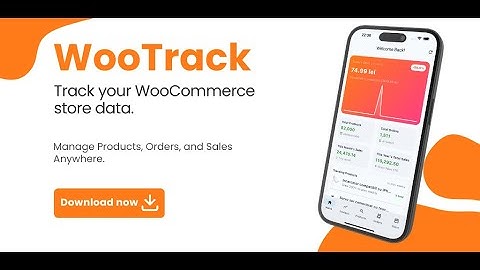 WooTrack – WooCommerce Store Manager App | Track Sales, Products & Orders Anytime