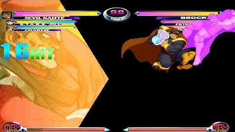 Marvel VS Capcom 2 Remake - M.Bison Tech New Psycho Crusher + Stronger Flight Canceling