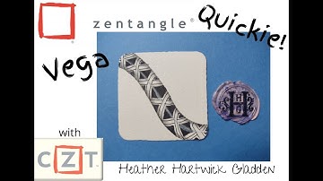 Zentangle® Quickie: Vega