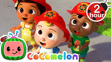 We Join the Fire Fighters | 2 HOUR CoComelon Nursery Rhymes