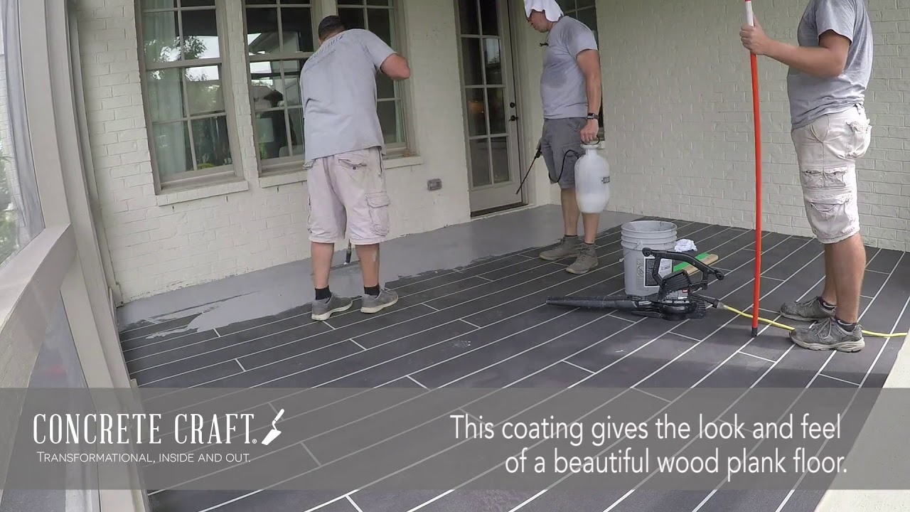 Concrete Craft Time-Lapse Video of Patio Makeover