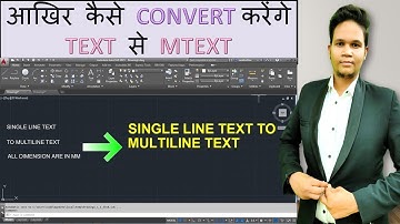 Mastering AutoCAD: Converting Text Commands to Mtext Commands Made Easy!