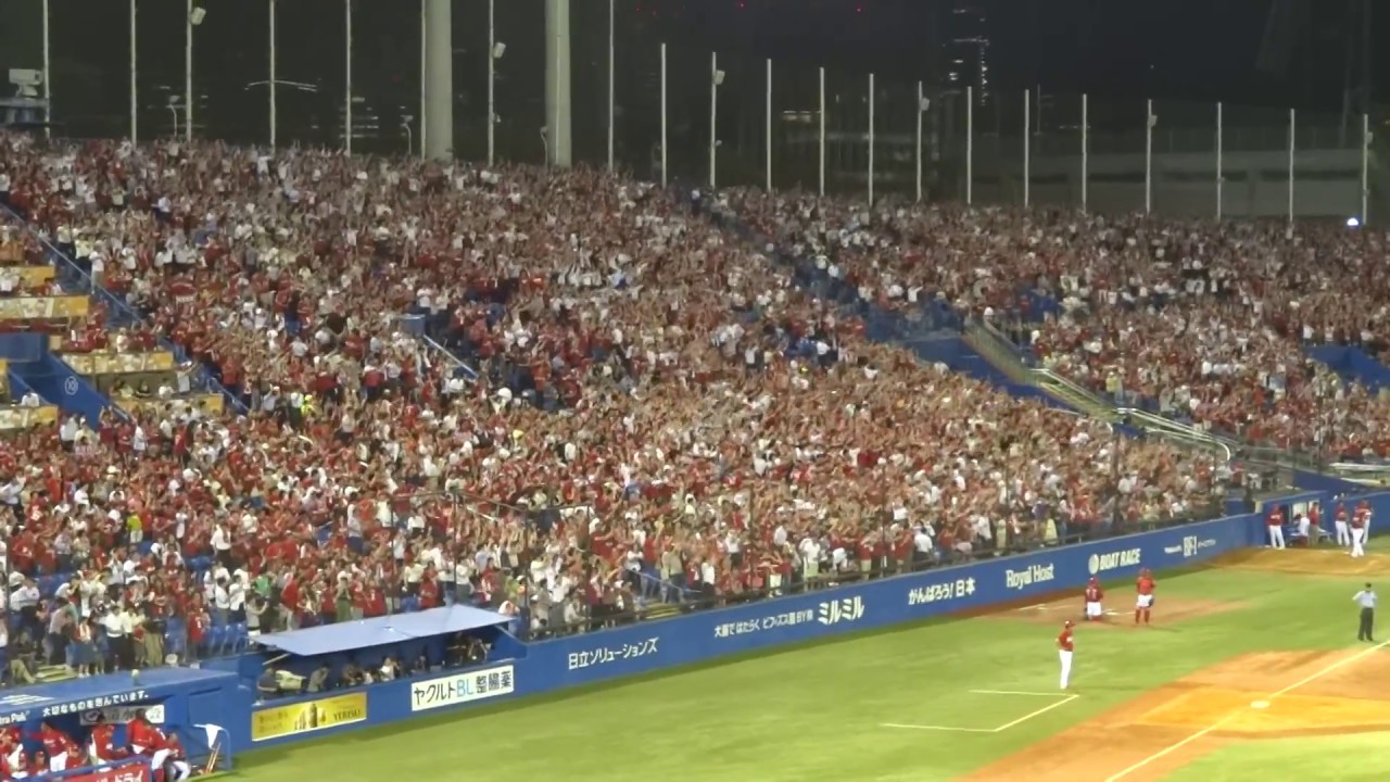 広島が9回に驚異の大逆転　一挙6点、新井が逆転3ラン@明治神宮球場2017.7.7