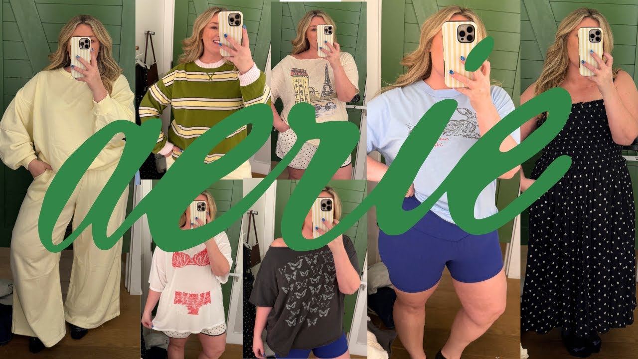 AERIE НИКОГДА НЕ РАЗОЧАРОВЫВАЕТ 👏 | САМЫЕ УЮТНЫЕ ПОКУПКИ (размер XL на женщине с пышными формами ...