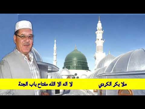 المداح ملا بكر الكردي مديح لا اله الا الله نفتاح باب الجنة محمد رسول الله نرجو الشفاعة منه مهم