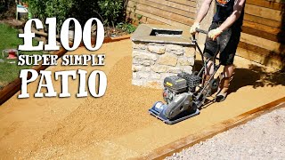 LAYING SELF BINDING GRAVEL  Great Patio Alternative