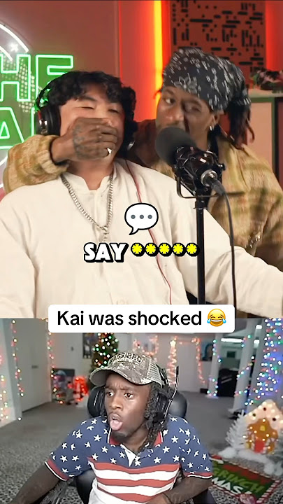 KAI WAS SHOCKED BY THIS ASIAN RAPPERS LYRICS 😂 #KAICENAT #KAICENATCLIPS #khantrast