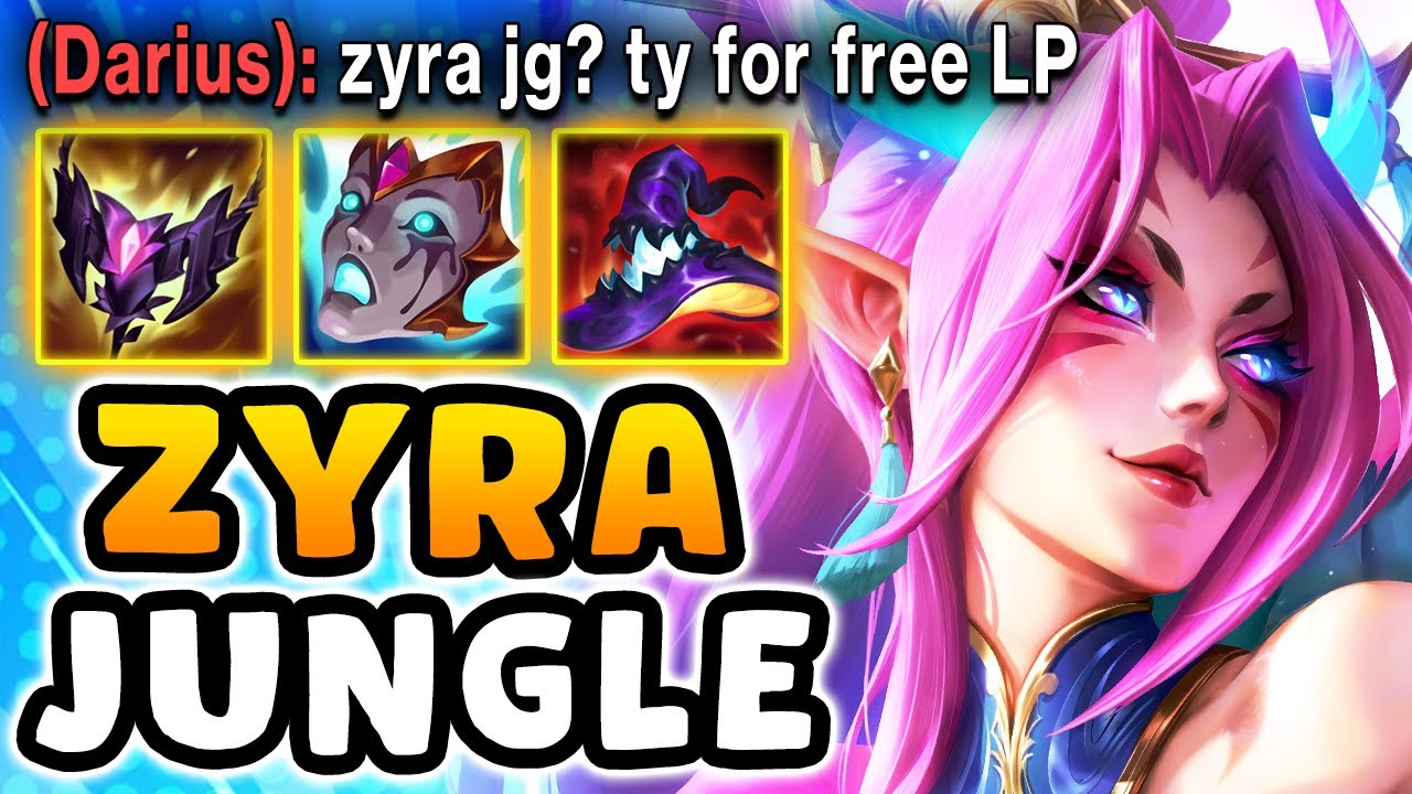 ZYRA IS THE FASTEST JUNGLER IN THE GAME THIS PATCH (unreal damage)